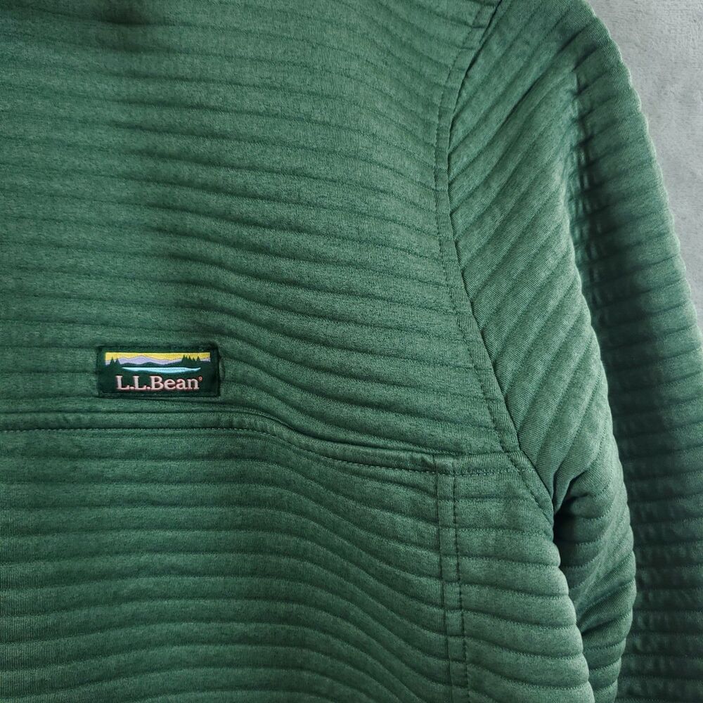 LL Bean Airlight Knit Pullover Mens 3XL Snap Neck Performance Light Quilted - Picture 2 of 16